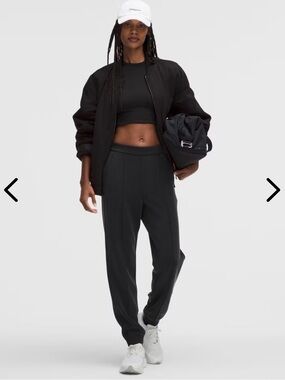 Lululemon Women’s softstreme classic fit high rise Black Jogger Pants